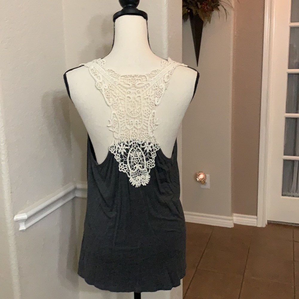 Bear Dance dark gray top